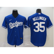Los Angeles Dodgers #35 Cody Bellinger Blue Stitched Cool Base Jersey