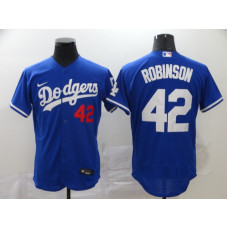Los Angeles Dodgers #42 Jackie Robinson Blue Stitched Flex Base Jersey