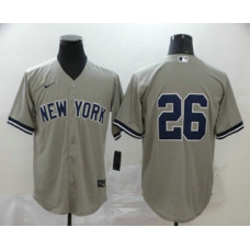 New York Yankees #26 DJ LeMahieu Gray No Name Stitched Cool Base Jersey