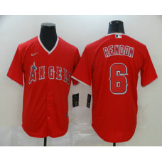 Los Angeles Angels #6 Anthony Rendon Red Stitched Cool Base Jersey