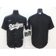 Los Angeles Dodgers Team Black Stitched Cool Base Jersey