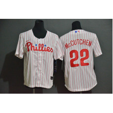 Youth Philadelphia Phillies #17 Andrew McCutchen White Stitched Cool Base Jersey