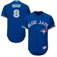 Toronto Blue Jays #8 Cavan Biggio Authentic Royal Blue Flex Base Alternate Collection Jersey