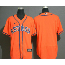 Houston Astros Team Orange Stitched Flex Base Jersey