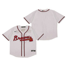 Atlanta Braves Team White Stitched Cool Base Jersey