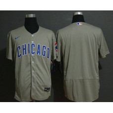 Chicago Cubs Team Gray Stitched Flex Base Jersey