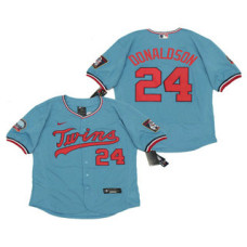 Minnesota Twins #24 Josh Donaldson Light Blue Stitched Flex Base Jersey