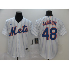 New York Mets #48 Jacob deGrom White Stitched Cool Base Jersey