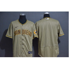 San Diego Padres Team Gray Pinstripe Stitched Flex Base Jersey