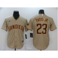 San Diego Padres #23 Fernando Tatis Jr. Gray Stitched Cool Base Jersey