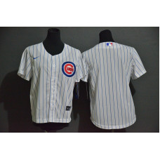 Youth Chicago Cubs Team White Stitched Cool Base Jersey