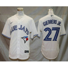 Toronto Blue Jays #27 Vladimir Guerrero Jr. White Stitched Flex Base Jersey