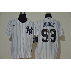 New York Yankees #99 Aaron Judge White Unforgettable Moment Stitched Fashion Cool Base Jersey