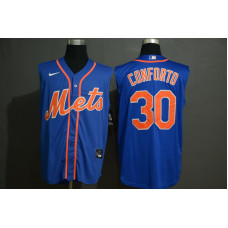 New York Mets #30 Michael Conforto Blue 2020 Cool and Refreshing Sleeveless Fan Stitched Jersey