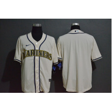 Seattle Mariners Team Cream Stitched Cool Base Jersey