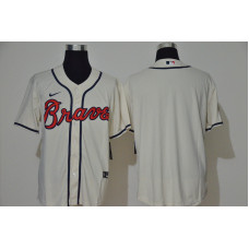 Atlanta Braves Team Cream Stitched Cool Base Jersey