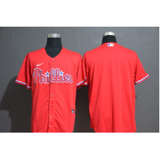 Philadelphia Phillies Team Red Stitched Cool Base Jersey
