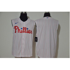 Philadelphia Phillies Team White 2020 Cool and Refreshing Sleeveless Fan Stitched Jersey
