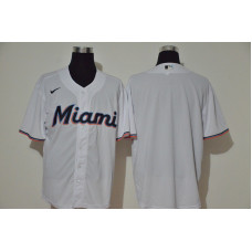 Miami Marlins Team White Stitched Cool Base Jersey