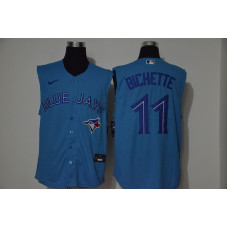 Toronto Blue Jays #11 Bo Bichette Blue 2020 Cool and Refreshing Sleeveless Fan Stitched Jersey