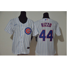 Youth Chicago Cubs #44 Anthony Rizzo White Stitched Cool Base Jersey