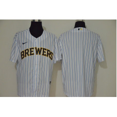 Milwaukee Brewers Team White Stitched Cool Base Jersey