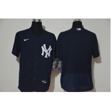 New York Yankees Team Black Stitched Flex Base Jersey
