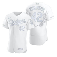Los Angeles Dodgers #42 Jackie Robinson White Flexbase Fashion Jersey