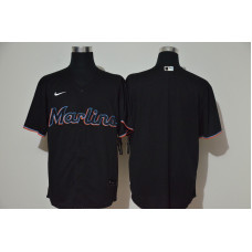 Miami Marlins Team Black Stitched Cool Base Jersey