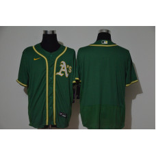 Oakland Athletics Team Green Stitched Cool Base Jersey