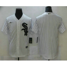Chicago White Sox Team White Pinstripe Stitched Cool Base Jersey