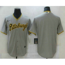 Pittsburgh Pirates Team Gray Stitched Cool Base Jersey