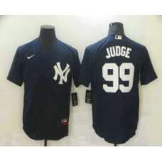 New York Yankees #99 Aaron Judge Navy Blue Stitched Cool Base Jersey