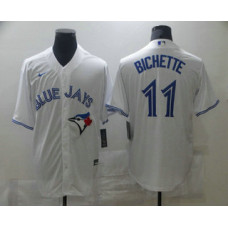 Toronto Blue Jays #11 Bo Bichette White Stitched Cool Base Jersey