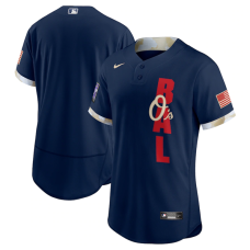 Baltimore Orioles Team 2021 Navy All-Star Flex Base Stitched Jersey