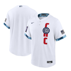 Chicago Cubs Team 2021 White All-Star Cool Base Stitched Jersey