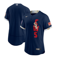 Chicago White sox Team 2021 Navy All-Star Flex Base Stitched Jersey