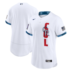 Colorado Rockies Team 2021 White All-Star Flex Base Stitched Jersey