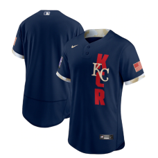 Kansas City Royals Team 2021 Navy All-Star Flex Base Stitched Jersey
