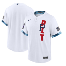 Pittsburgh Pirates Team 2021 White All-Star Cool Base Stitched Jersey