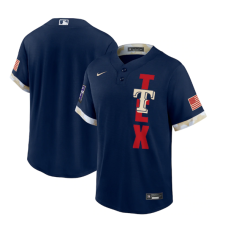 Texas Rangers Team 2021 Navy All-Star Cool Base Stitched Jersey