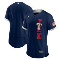 Texas Rangers Team 2021 Navy All-Star Flex Base Stitched Jersey