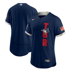 Toronto Blue Jays Team 2021 Navy All-Star Flex Base Stitched Jersey