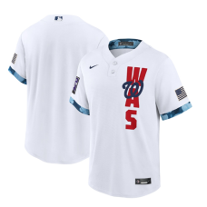 Washington Nationals Team 2021 White All-Star Cool Base Stitched Jersey