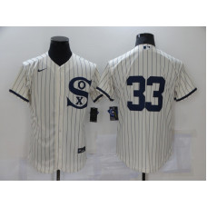 Chicago White Sox #33 Lance Lynn 2021 Cream Navy Field of Dreams Flex Base Stitched Jersey