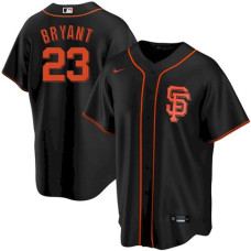San Francisco Giants #23 Kris Bryant Black Cool Base Jersey