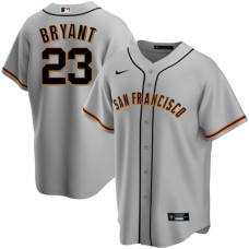 San Francisco Giants #23 Kris Bryant Gray Cool Base Jersey