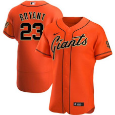 San Francisco Giants #23 Kris Bryant Orange Flex Base Jersey