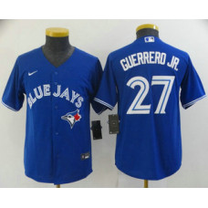 Youth Toronto Blue Jays #27 Vladimir Guerrero Jr Blue Stitched Cool Base Jersey