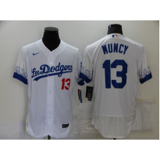 Los Angeles Dodgers #13 Max Muncy White 2021 City Connect Flex Base Stitched Jersey